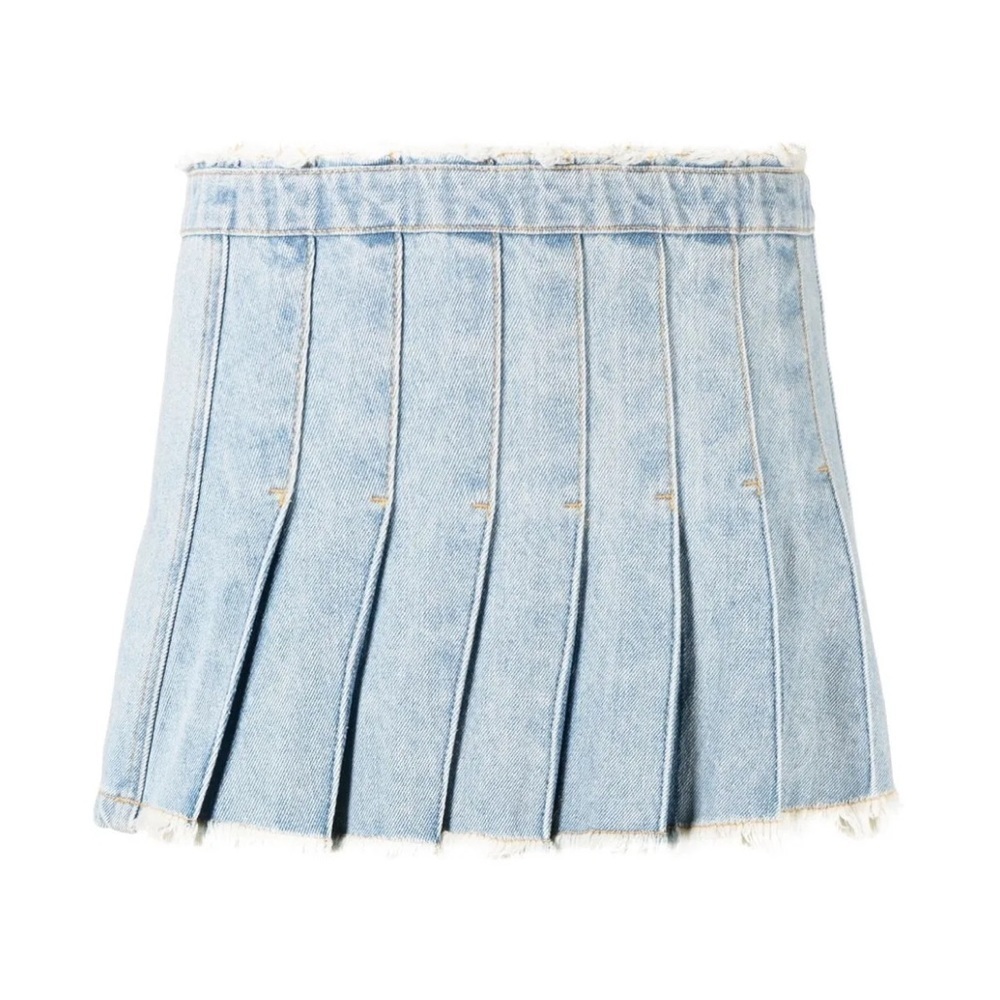Andersson Bell pleated wrap denim skirt. Size 27. Excellent condition!